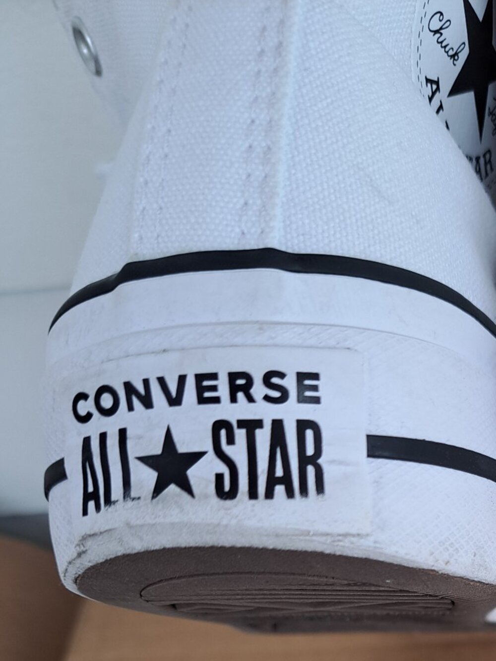 WOMEN'S COVERSE ALL STAR CHUCK TAYLOR LIFT PLATFORM HI TOPS SIZE 8 - Picture 12 of 15